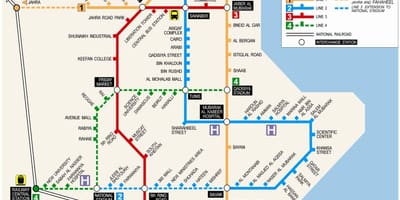 Kuveyt haritası metro